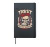 TRUST No One BELIEVE NOTHING Rebellious Hardcover Journal, Black