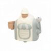TTETTZ Children Bubble Maker Bubble Bath Toy Ice Cream Maker Foam Machine with Spout Construction Dessert Shape Design Suitable for Kids Bath , Blue