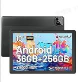 TT.KIDS K6ProL 10.95Inch Android 16 Tablet, 32 RAM 256GB ROM, Octa-Core Processor, 1280 * 800 IPS HD Screen, 7800mAh Battery, Dual Speakers, 5MP+8MP Camera, WiFi 6+BT5.4, Widevine L1 for Streaming