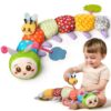 TUMAMA Baby Toys for 0 3 6 9 12 Months, Caterpillar Sensory Toy