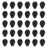 Tupalizy 30PCS Halloween Skull Beads Skeleton Stone Charms,10x12mm,Black