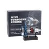 Turbofan Engine Model Kit, DM122 All-Metal DIY Assembly High-Fidelity Aviation Engine with Transparent Cover for STEM Learning & Physical Experiment Demonstration - 170PCS
