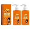 Turmeric Body Scrub & Cleansing Gel for Daily Shower — Gentle Cleansing with Citrus Extract, Fine Micrograins for Sleek Smooth Skin, Ideal for Spa, Gym, Travel & Beach Use (2pcs)