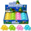 Turtle Squishy Fidget Toy, Cute Sugar Squishy Turtle Stress Ball, Soft Sensory Squeeze Toy for Adults, Slow Rising Ocean Animal Squishy for Easter Basket Stuffers Party Favors Gifts