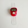 Tustao Finger Tally Counter,LED Digital,Clicker Counter,Digital Electronic Tasbeeh Counters,Handheld Number Click Counter,Electronic Counter Tally Counter,Track and Field Lap Counters (Bright Red)
