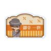 TV Anime A actII Second Season 03 Miyoku Ichiya [Retro Art Illustration] Oname Acrylic Plate Badge