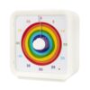 TWENTY5 SEVEN Countdown Timer, 60 Minute 1 Hour Silent Visual Timer, Magnetic Classroom Teaching Tool Office Meeting, Countdown Clock for Kids Time Management, Rainbow