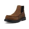 Twisted X Men's 6" Nano Composite Toe USA Built Chelsea Work Boots, Brown & Black, 12 W