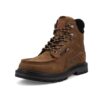 Twisted X Men's 6" Soft Toe Waterproof USA Built Work Boots, Brown & Black, 7.5 M