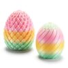Twisty Fidget Egg Toys, 3D Printed Sensory Fidget Toys, Smooth Rotating Desk Fidget Toy, Quiet Stress Relief & Focus Fidget Toy (Tropical Blush)