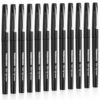 TWOHANDS Felt Tip Pens Fine Point Marker Pens,Black Fineliners,Medium Point(0.7mm),Journaling, Note Taking,Writing Markers,Fast Dry,12 count, 22011