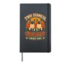 Two Siamese Are Better Than One Siamese Cat Hardcover Journal, Black