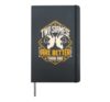 Two Siamese Are Better Than One Siamese Cat Hardcover Journal, Black