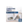 T&W SAME FILM Self Adhesive Laminating Sheets, 4mil, 9 x 12 Inch No Heat Laminating Sheets, Self Sealing Laminating Sheets for Laminator, Round Corner, No Heat, No Machine Needed-68 Pack