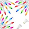 TW SHINE Christmas String Lights, 3 Pack 60 FT 300 Count Incandescent White Wire Christmas Mini Lights, Waterproof Xmas String Lights for Outdoor Indoor Home Party Yard Decorations, Multi-Colored