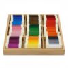 TWTCZOZ Children Color Learning Matching Board Tray Educational Wooden Color Sorting Removable Pieces for Sensory Training Classroom Home Teaching