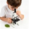 TXT-MATRIXI 40X-1600X Microscope Kit – LED Light, Prepared Slides & Phone Adapter, STEM Lab Tool, Children's Day Birthday Gift for Ages 5-12