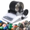 TYBJLXF Professional Rock Tumbler Kit,Detachable Electric Gem Grinder with Timmer Buttons,DIY Stone for Kids All Ages