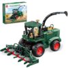 TYCOLE Technic Tractor Building Block Set, Farm Truck & Harvester Building Toys with Moveable Grain Head, Stem Construction Vehicles Model, Christmas Birthday Gift for Adults Boys Age 8-12(1162Pcs)