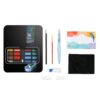 Tyenaza Water Color Paint, 36 Bright Colors Washable Easy Coloring Durable Safe Watercolor Paint Set with Pen Paper Sponge