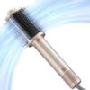 TYMO 4.0 Hair Blow Dryer Brush - Lightweight 3X Faster Drying 5-in-1 Ionic Blowout Hair Dryer Brush Adds Shine, Volume & Fullness for Smooth, Anti-Frizz Straight, Curl & Blowout Styles, Gold
