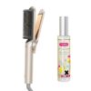 TYMO FLIPRO Flat Iron Gold & Heat Protectant Spray for Hair, Smooth & Sleek Styling + Heat Protection, 2-Step Straightening Kit for Frizz Control, Adds Shine & Helps Prevent Heat Damage