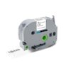 TZe-241 18mm 0.7 Laminated White Replacement for Brother P-Touch Label Maker Refills TZe241 TZe Tz Tape Work with Brother PTD400 PTD410 PTD600 PT-D610BT,Black on White 3/4 Inch