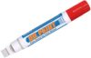 U-Mark Dr. Paint Reversible Tip Paint Marker 3/5mm Bullet Chisel Tip, Marks On Glass Posters Canvas Wood Plastic Ceramic (Red (12 Pack))