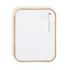 U Brands 11 x 14 Modern Bevel Dry Erase Board, Wood Grain Print, Includes Magnetic Marker and Magnet, Ghost-Free Surface