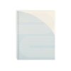 U Brands 1 Subject Notebook with Front Pocket, Geo Curve Modern, College Ruled, 70 Perforated Sheets, 8.5 x 11 Inches