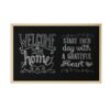 U Brands Chalkboard, 36" x 48", Birch Wood Frame, Blackboard Surface