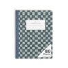 U Brands Composition Notebook, Checkered, College Ruled, 80 Perforated Sheets, 9.8 x 7.5 Inches, Reinforced Softcover Binding