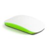 U Brands Magnetic Whiteboard Eraser, 4.5" x 2.25" x 1", Dry Erase Felt Eraser, White and Green, Lightweight Modern Design