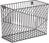 U Brands Vena Wire File Basket, Office Supplies, Metal, Black, 1 Count (Pack of 6)