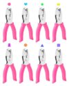 UCEC 8pc Single Hole Punch Set, Shape Hole Punch for Crafts