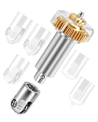 UCEC Perforation Blade + Drive Housing (11), Perforation Tool Compatible with Cricut Maker 4/Maker 3/Maker, Cricut Perforation Blade Replacement Tool with 2.5 mm Teeth/0.5 mm Gaps for Cardstock Poster