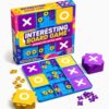 Ucikik Upgraded Color Stack Game for Kids & Adults - Exciting Board Games for Family Gatherings, Great Games for Kids, Portable Travel Toy for 2 Players, Educational Logic Puzzle Gift for Boys Girls