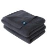 UENO TOWEL Luxury Japanese Small Bath - Set of 2, Senshu Towels, Approx. 20.5" x 39.5", Ultra Soft, Quick Drying, Absorbent, Lightweight, Bathroom, Yoga, Spa, Pool, Gift, Navy