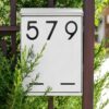 UFURMATE 20Pcs Magnetic Number for Mailbox 4 Inch Shaped Address Number Sign 0-9 House Numbers Magnets for Mailbox, Cabinet, Apartment, House, Office, Hotel Room (Black)