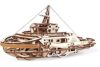UGears 3D Puzzles Kit Tugboat Mechanical Models | Wooden Puzzle Brain Teaser Construction Wooden Model Kits for Adults Puzzle Learning Toys for Kids Building Set 3D Puzzle Kit for Teens and Adults