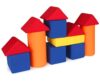 UHAPPYEE Toddler Foam Building Blocks, 12 PCS + 4 Kinds of Shapes Colourful Stacking Block Sets for Kids, Soft Foam Building Blocks Throwing Toys
