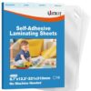 Uinkit 4mil Thicker Self-Adhesive Laminating Sheets, 10Pack Letter Size 8.5x11" - Peel & Stick, No Heat Needed