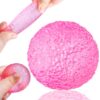 UIOIOO Stress Balls for Adults, Textured Squishy Grass Ball Sensory Fidget Toy, Soft Memory Gel Squeeze Ball for Anxiety Relief Hand Exercises, Valentines Day Party Favors(1.8")