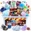 UIVIEHIR Science Exploring Slime Kit for Kids, Crunchy Slime, Stress Relief, Minerals DIY Toy, Party Favors for Girl Boys 6 7 8 9 10 11 12