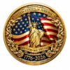 UKJGDI Highergo 250th Anniversary Commemorative Coins USA Eagle and Patriotic Symbols Collectible 250 Year Merchandise for Celebration Display Collectors Challenge Coin Gift