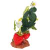 ULTECHNOVO Artificial Plant Decor with Realistic Landscape Design for Reptile Terrarium, Resin Reptile Plant Decorative and Stress Relieving Accessory for Lizard Cage and Habitat