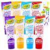 Ultimate Crayola Bathroom Finger Paint Set - Bundle with 8 Colorful Finger Paint Bath Soap Tubes Plus Tattoos, More | Crayola Bath Toys for Kids, Boys, Girls