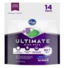 Ultimate Dishwasher Detergent Pods, Fresh Scent, Powerful Dish Cleaning, 14 Count