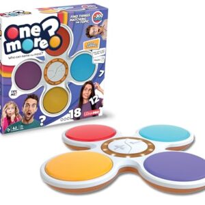 Ultra PRO – One More? Bid, Name, Win! Bluffing & Bidding Challenge Game for Family, Kids & Adults, Outbid & Beat the Clock, Fast-Paced Party Game, 2–4 Players, 300+ Topics