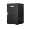 UMJIGF Rolling File Cabinet Utility Cart,Mobile File Cabinet with Adjustable Shelves and Lockable Drawers - 4 Drawer Office Storage for Home Office - Metal Storage Cupboard,Black-1 Drawer